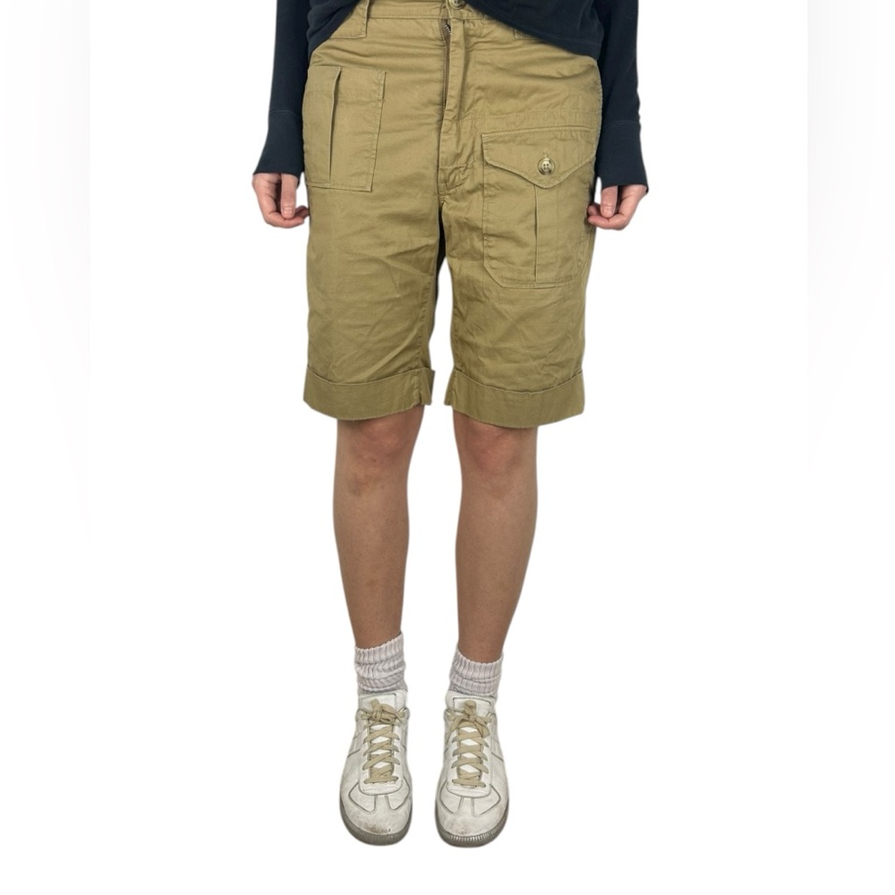 Engineered Garments Khaki Cargo Shorts (XS)